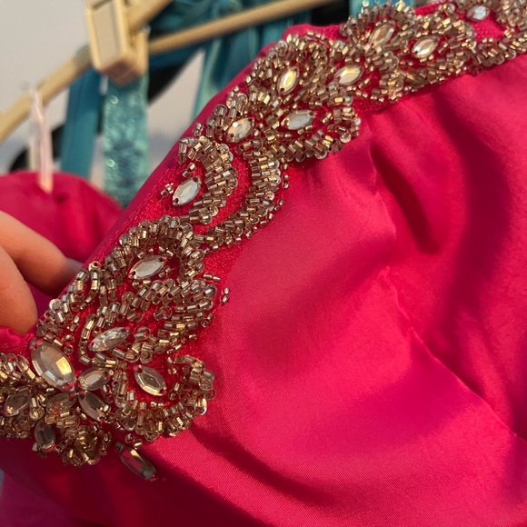 Cindy Barbie pink formal gown mermaid 4/S - Picture 6 of 10